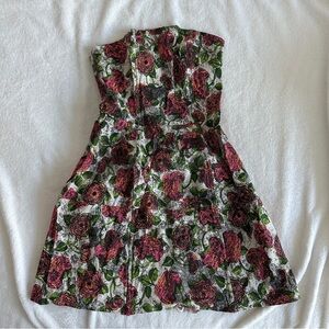 Topshop Mini Floral Dress